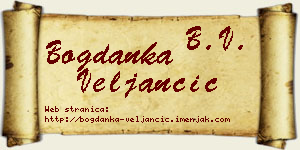 Bogdanka Veljančić vizit kartica